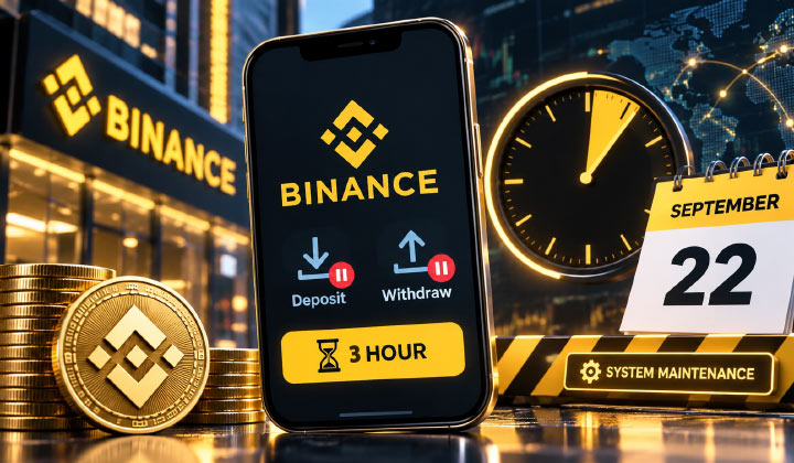 Binance To Pause Deposits & Withdrawals For 3 Hours On September 22
