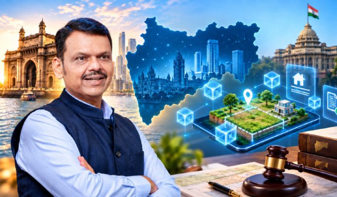 CM Fadnavis Leads Maharashtra’s Push For India’s First Blockchain Land Tokenization Law