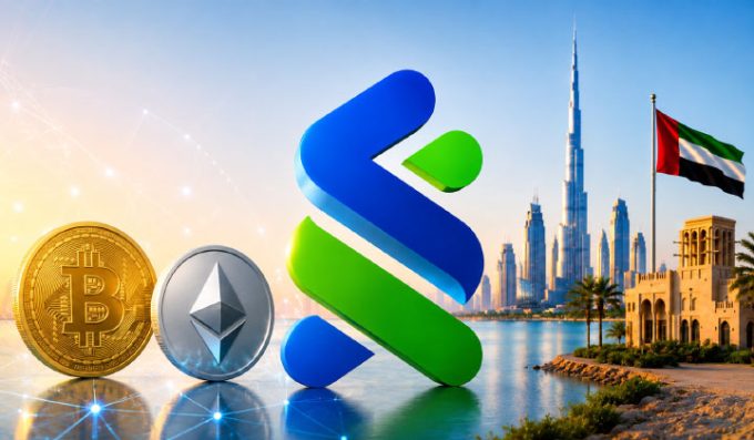 Standard Chartered Becomes First Global Systemic Bank To Offer Bitcoin & Ether Spot Trading In The UAE