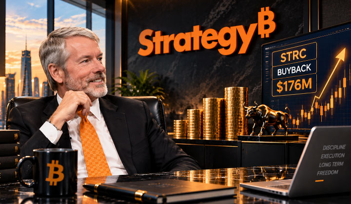 Strategy Skips Bitcoin Buy To Repurchase $176M Of STRC Shares
