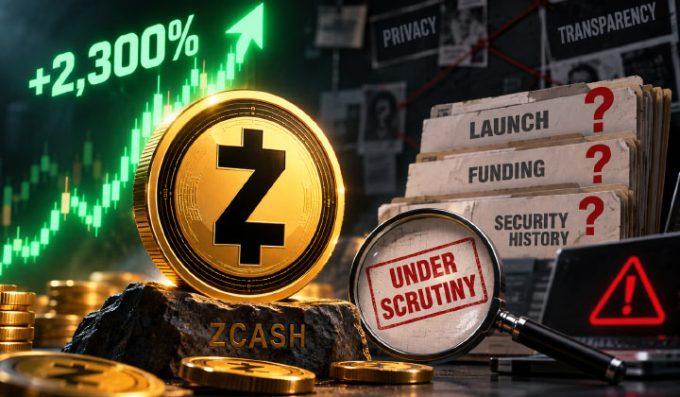 Zcash’s 2,300% Rally Faces Fresh Criticism Over Launch, Funding & Security History