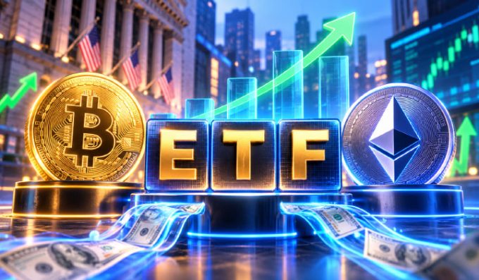 Bitcoin & Ethereum ETFs Attract $1.2B In Weekly Inflows
