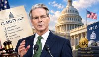 Treasury Secretary Bessent Backs CLARITY Act As Armstrong Says Crypto Clarity Is Inevitable