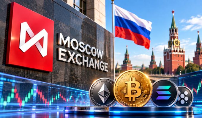 Moscow Exchange Launches Crypto Perpetual Futures For Bitcoin, Ether, Solana, XRP & Tron