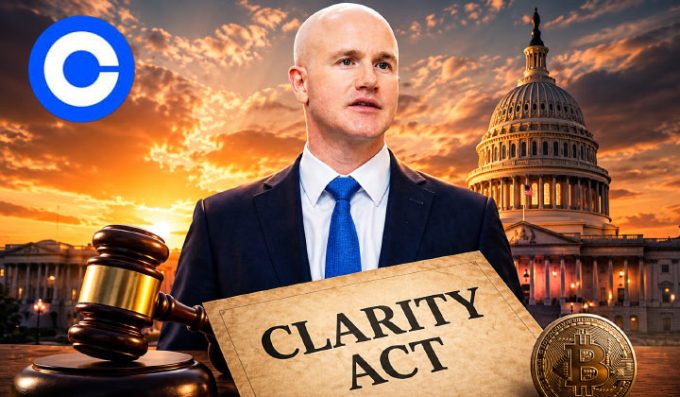 Coinbase CEO Pushes CLARITY Act As Banks Eye Opportunity Ahead Of Sept. 15 Vote