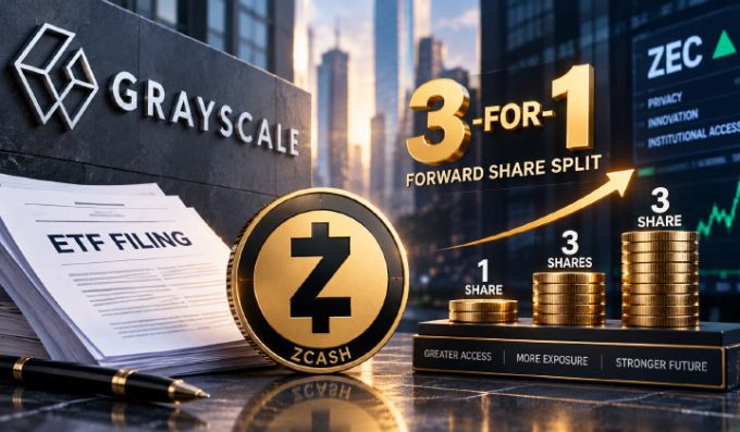Grayscale’s Zcash ETF Files For 3-For-1 Forward Share Split