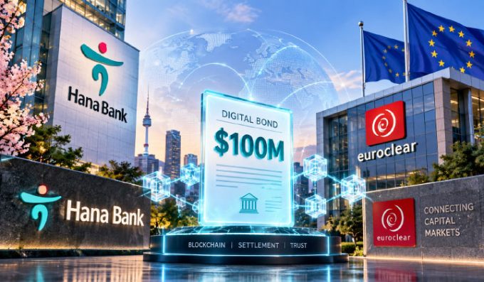 Hana Bank Uses Euroclear Blockchain For $100M Digital Bond