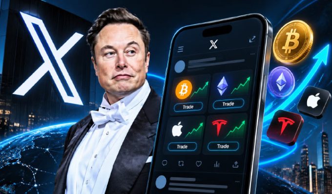 Elon Musk’s X Connects Crypto & Stock Trading To Its Timeline