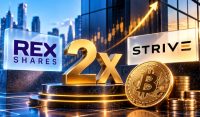 REX Launches 2x Leveraged ETF Tied To Bitcoin Treasury Firm Strive