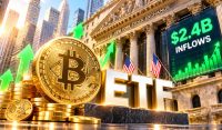 Bitcoin ETFs See $2.4B Inflows In Record Week