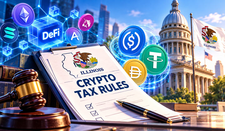 Illinois Drafts Crypto Tax Rules Covering DeFi & Stablecoins