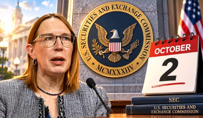 SEC Commissioner Hester Peirce To Depart On October 2