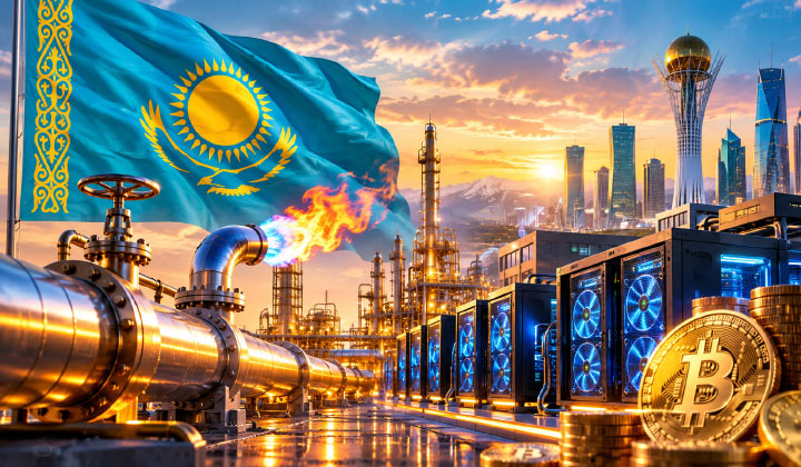 Kazakhstan Eyes Oil-field Gas To Power Crypto Mining