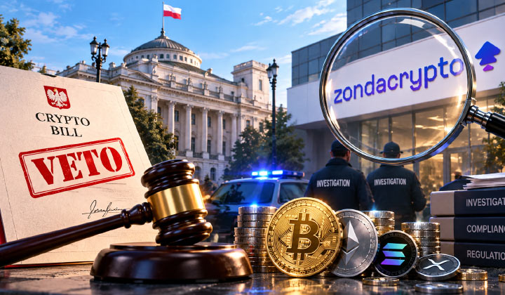 Poland Upholds Crypto Bill Veto As Zondacrypto Investigation Expands