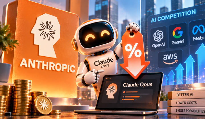 Anthropic Cuts Claude Opus Costs As AI Competition Intensifies
