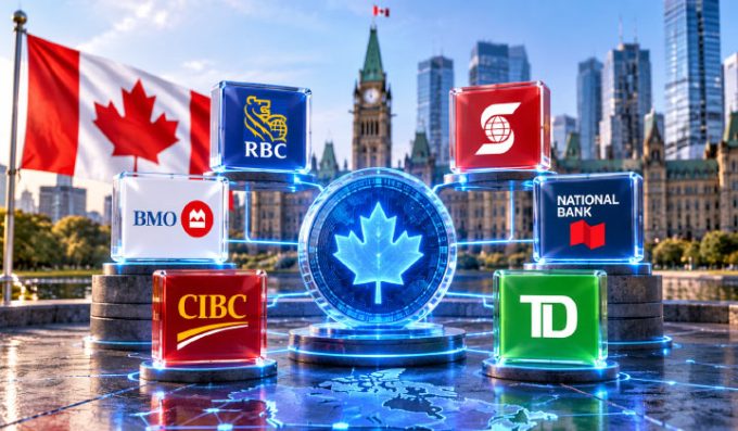 Canada’s Six Largest Banks Explore Blockchain-based System For Tokenized Canadian-Dollar Deposits