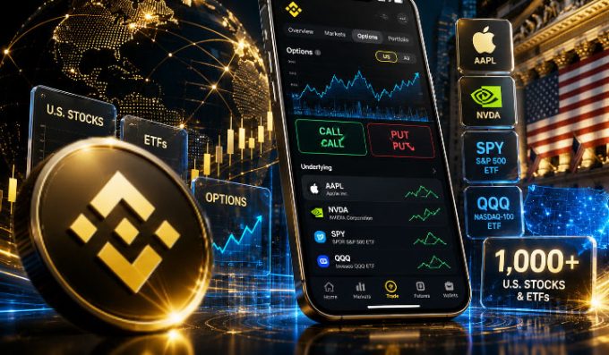 Binance Expands TradFi Push With Options On 1,000 US Stocks & ETFs