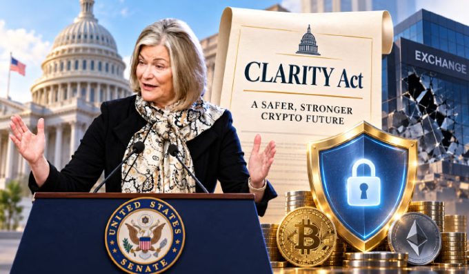 Lummis Says CLARITY Act Could Protect Crypto Users From Exchange Failures
