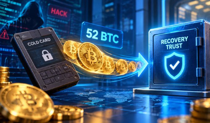 Whitehats Move 52 BTC From Coldcard Hack Into Recovery Trust