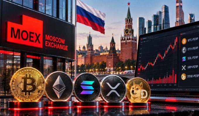Moscow Exchange Launches 5 Crypto Perpetual Futures As Volume Tops 600B Rubles