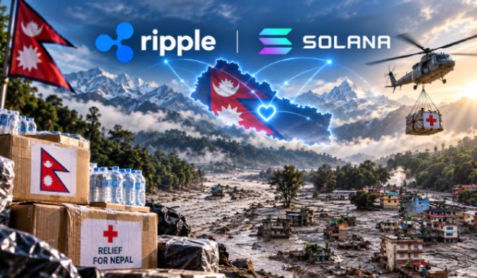 Nepal Flood Relief Gets Crypto Boost As Ripple & Solana Raise $467K