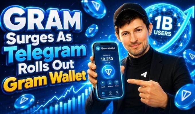 GRAM Price Rises As Telegram Begins Gram Wallet Rollout To Billion-plus Users