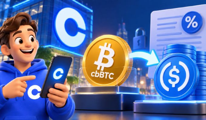 Coinbase Lets Users Borrow Fixed-rate USDC Against Bitcoin-backed cbBTC