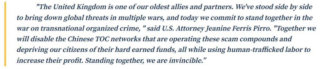 US & UK Launch Joint Alliance To Crack Down On Crypto Scam Centers