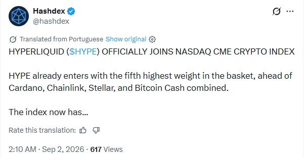 Hashdex Adds HYPE To Crypto ETF, Expanding Holdings To Nine Assets