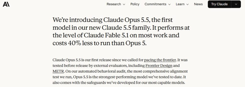 Anthropic Cuts Claude Opus Costs As AI Competition Intensifies