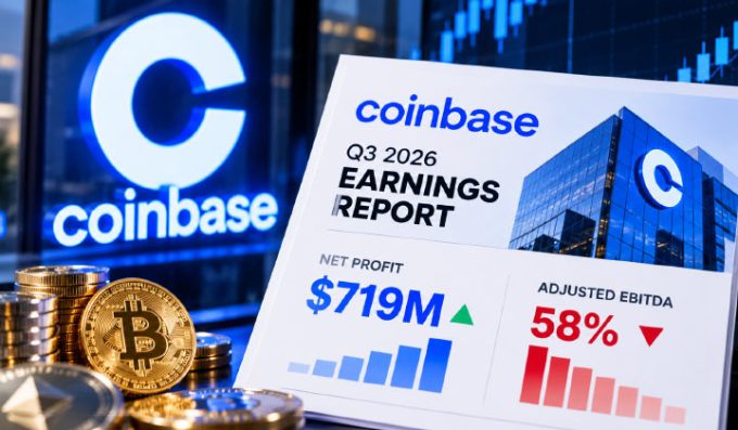 Coinbase Reports $719M Profit As Adjusted EBITDA Falls 58%