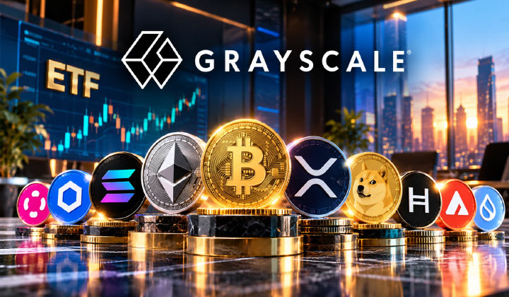Grayscale Expands In-kind Investing To 10 Cryptocurrencies: BTC, ETH, SOL, XRP & DOGE