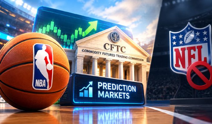 NBA Partners With Kalshi & Polymarket As NFL Opposes Prediction Markets