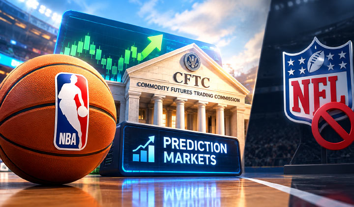 NBA Partners With Kalshi & Polymarket As NFL Opposes Prediction Markets