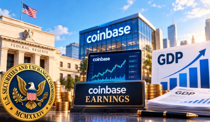 Fed Rate Decision, Coinbase Earnings & GDP Data In Focus