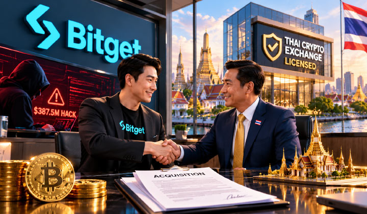 Bitget To Buy Licensed Thai Crypto Exchange Weeks After $387.5M Hack