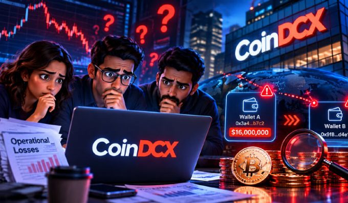 CoinDCX Admits Operational Losses After $16M In Crypto Transfers Raise Questions