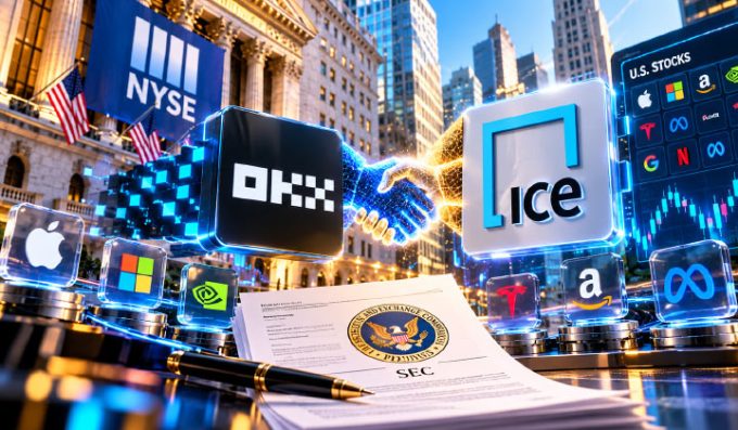 OKX-ICE Files With SEC to Launch Tokenized Trading for 63 US Stocks