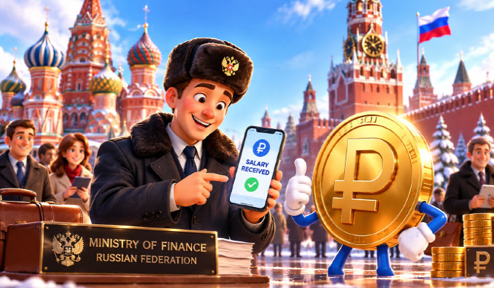 Russia’s Finance Ministry Pays Wages In Digital Rubles For First Time