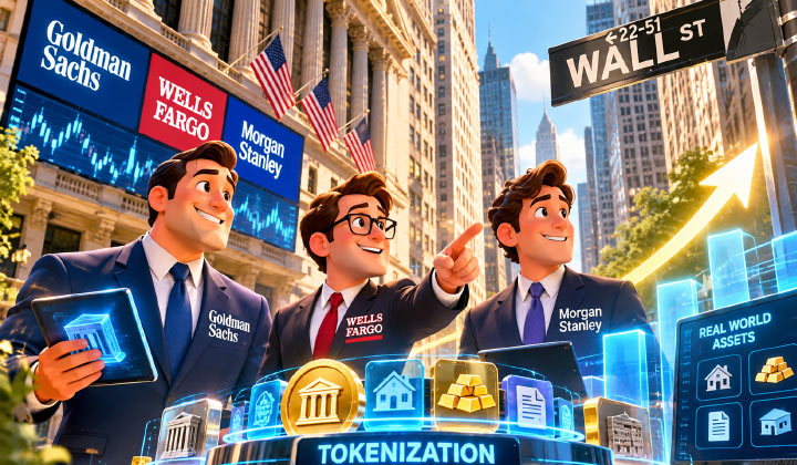 Goldman, Wells Fargo & Morgan Stanley See Growth Opportunities In Tokenization