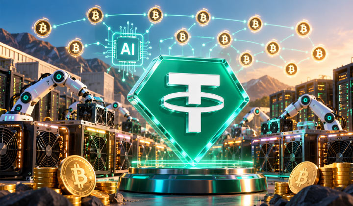 Tether Secures Support From 15 Bitcoin Mining Firms For AI Automation Tools