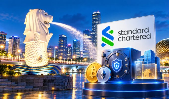 Standard Chartered Plans To Expand Crypto & Tokenised Asset Custody Services To Singapore