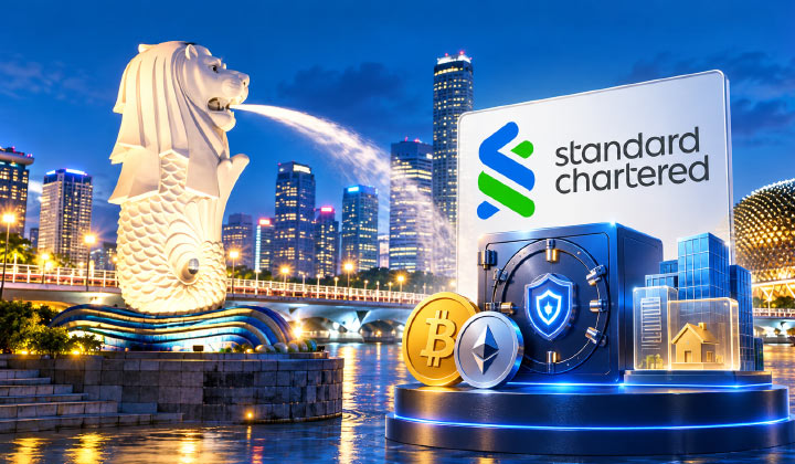 Standard Chartered Plans To Expand Crypto & Tokenised Asset Custody Services To Singapore