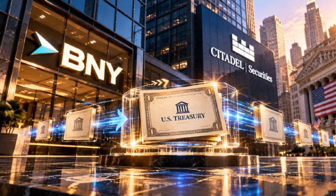BNY & Citadel Securities Test Tokenized US Treasuries To Speed Up Wall Street Financing