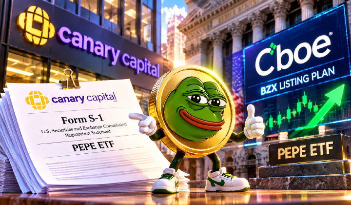 Canary Files Revised S-1 For PEPE ETF With Cboe BZX Listing Plan
