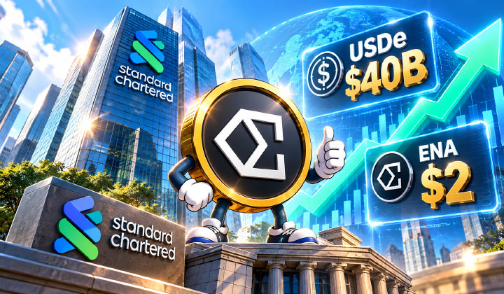 Standard Chartered Sees Ethena’s USDe Reaching $40B & ENA Hitting $2