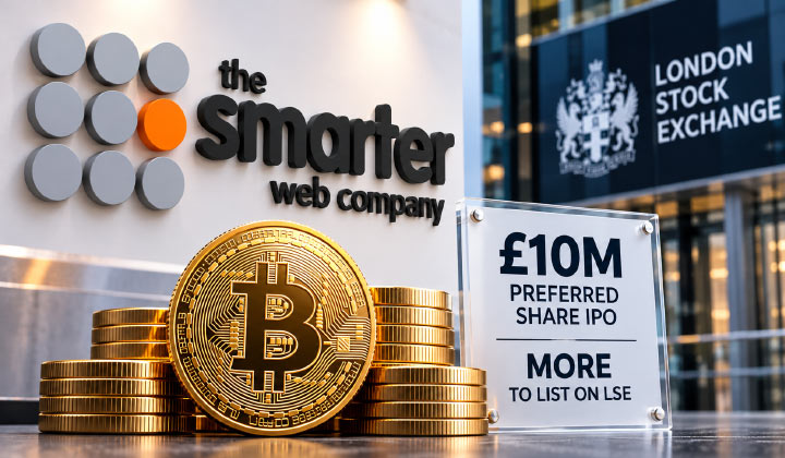Smarter Web Raises £10M In Bitcoin-linked Share IPO