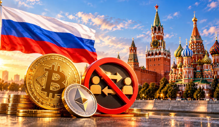 Russia To End Direct Peer-To-Peer Crypto Transactions In July 2027