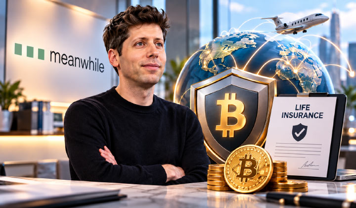 Sam Altman-backed Meanwhile Raises $37.5M As Bitcoin-denominated Life Insurance Expands Beyond US