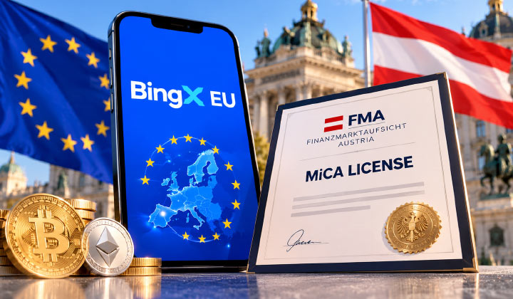 BingX EU Wins Austrian Licence To Expand Crypto Services Across Europe